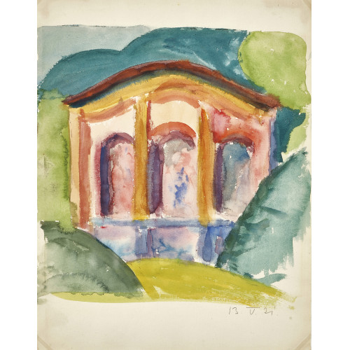 HERMANN HESSE : Wegkapelle im Tessin (DOBIASCHOFSKY AUKTIONEN AG)