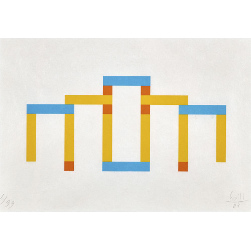 MAX BILL : Geometrische Komposition (DOBIASCHOFSKY AUKTIONEN AG)