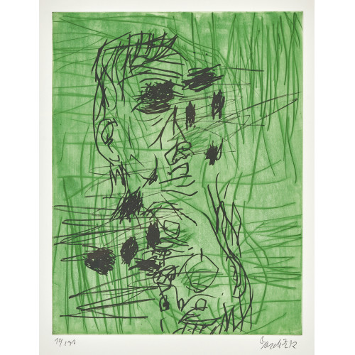 GEORG (EIGTL. KERN BASELITZ : 'D�nen Tr�ne' (DOBIASCHOFSKY AUKTIONEN AG)