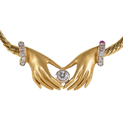 BRILLANT-COLLIER : (DOBIASCHOFSKY AUKTIONEN AG)