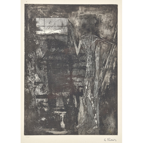 GERMAINE RICHIER : 'Personnage au presse d'imprimerie' (DOBIASCHOFSKY AUKTIONEN AG)