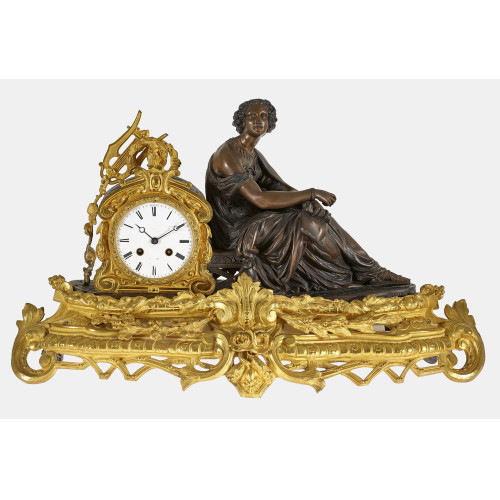 KAMINUHR : Belle Epoque, Frankreich, um 1870-1880 (DOBIASCHOFSKY AUKTIONEN AG)
