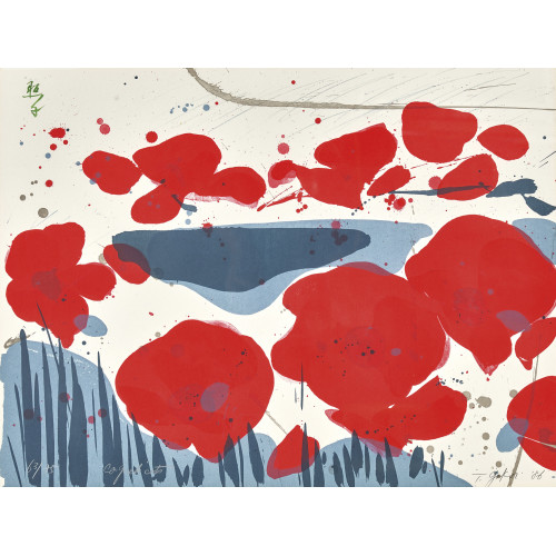 TERUKO YOKOI : 'Coquelicots' (DOBIASCHOFSKY AUKTIONEN AG)