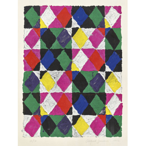 ALFRED (AL) JENSEN : 'Alfred Jensen - Kunsthalle Bern' (DOBIASCHOFSKY AUKTIONEN AG)