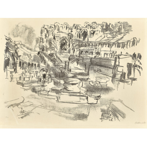 OSKAR KOKOSCHKA : 'El Djem' (DOBIASCHOFSKY AUKTIONEN AG)