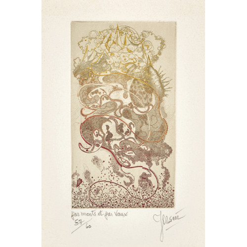 ALBERT EDGAR YERSIN : 'Par monts et par vaux' (DOBIASCHOFSKY AUKTIONEN AG)