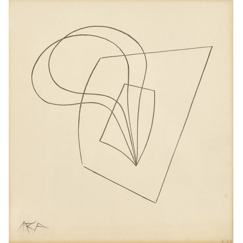 HANS (AUCH JEAN) ARP : 'Pflanzlich-architektonisch' (DOBIASCHOFSKY AUKTIONEN AG)