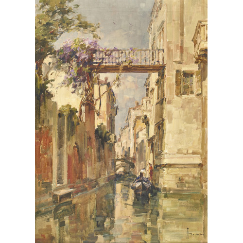 ANGELO BROMBO : 'Rio Albrizzi - Venezia' (DOBIASCHOFSKY AUKTIONEN AG)