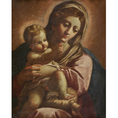 17./18. JH. ITALIEN : Maria mit Kind (DOBIASCHOFSKY AUKTIONEN AG)