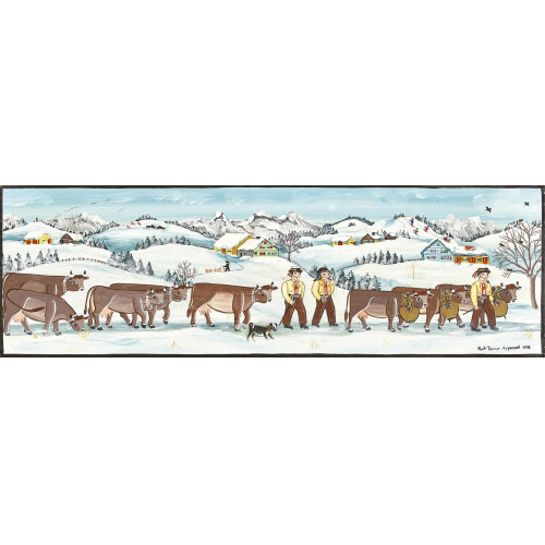 RUTH TANNER : Alpabzug im Appenzellerland (DOBIASCHOFSKY AUKTIONEN AG)