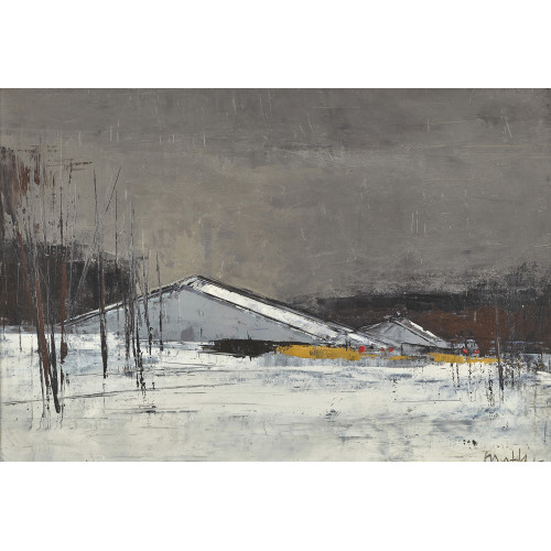 WALTER MAFLI : Winterliche Landschaft (DOBIASCHOFSKY AUKTIONEN AG)