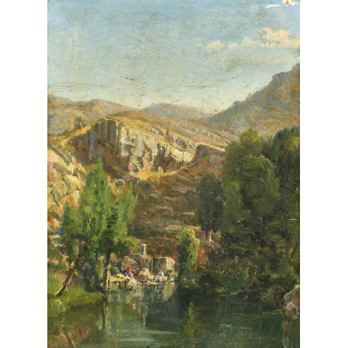 MANUEL SALCES GUTI�RREZ : Flusslandschaft (DOBIASCHOFSKY AUKTIONEN AG)