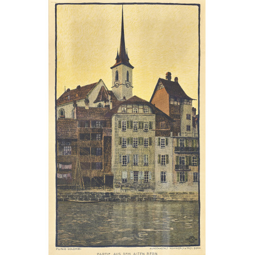 PLINIO COLOMBI : 'Partie aus dem Alten Bern' (DOBIASCHOFSKY AUKTIONEN AG)