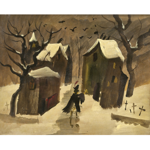 CHARLES MENGE : L'hiver (DOBIASCHOFSKY AUKTIONEN AG)