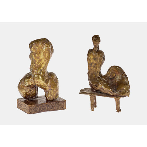 VATCHKO VATCHKOV : Paar fig�rliche Bronzen (DOBIASCHOFSKY AUKTIONEN AG)