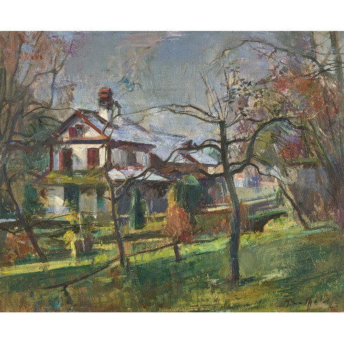 FRIEDRICH TRAFFELET : Haus mit Park (DOBIASCHOFSKY AUKTIONEN AG)