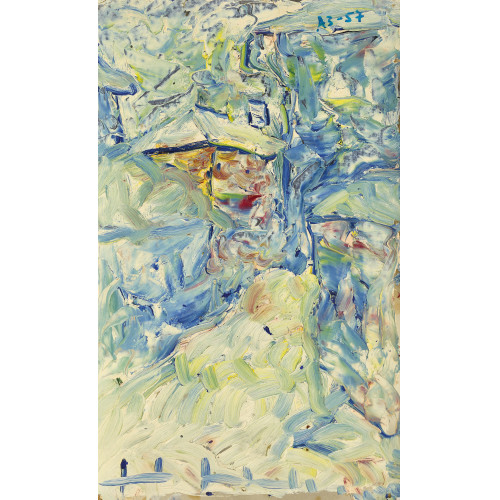 ANATOLY TIMOFEEVIC ZVEREV : Landschaft mit Haus (DOBIASCHOFSKY AUKTIONEN AG)