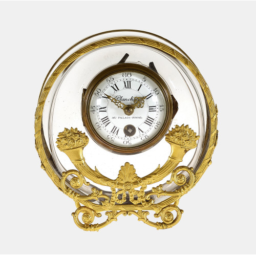 TISCHUHR : Stil Louis XVI, Paris, um 1900 (Planchon) (DOBIASCHOFSKY AUKTIONEN AG)