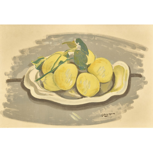 GEORGES BRAQUE : 'Corbeille de fruits' (DOBIASCHOFSKY AUKTIONEN AG)