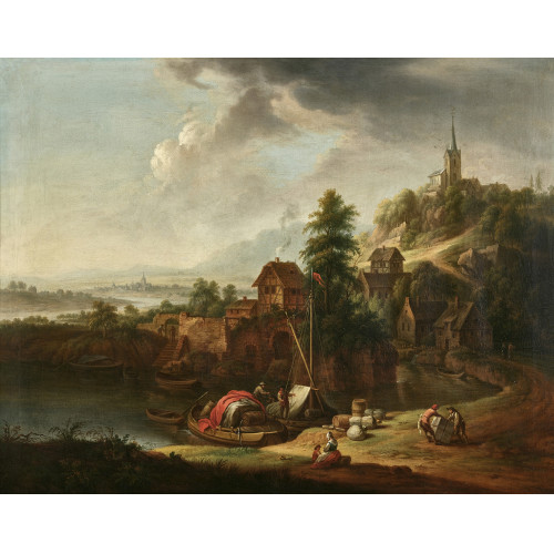 FRANZ SCH�TZ : 'Burgdorf an der Emme mit Blick auf Kirchberg' (DOBIASCHOFSKY AUKTIONEN AG)