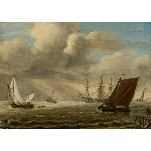 18. JH. HOLLAND : Segelschiffe auf See (DOBIASCHOFSKY AUKTIONEN AG)