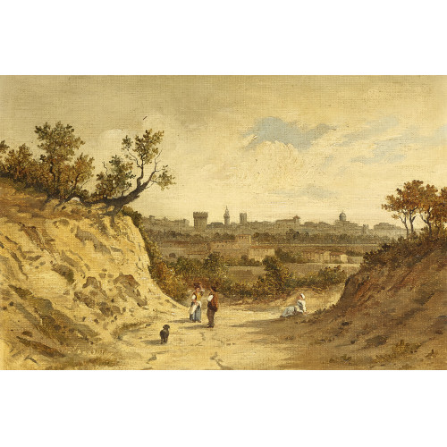 PAUL FAUGIER : 'Vue de Carpentras' (DOBIASCHOFSKY AUKTIONEN AG)