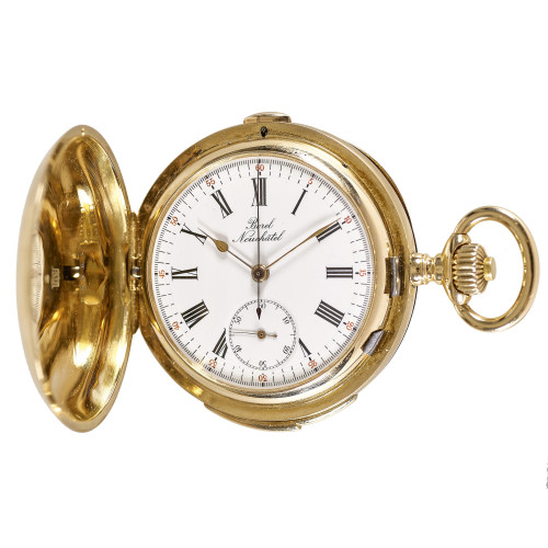 TASCHENUHR : Borel Neuch�tel, Savonette, um 1880-1900 (DOBIASCHOFSKY AUKTIONEN AG)