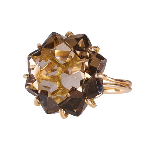 RAUCHQUARZ-RING : (DOBIASCHOFSKY AUKTIONEN AG)