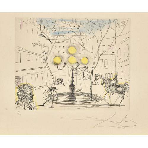 SALVADOR DAL� : 'Place F�rstenberg' (DOBIASCHOFSKY AUKTIONEN AG)