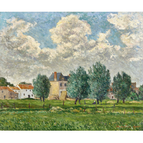 MAXIME LOUIS CAMILLE MAUFRA : 'Le village de la Martinire' (DOBIASCHOFSKY AUKTIONEN AG)