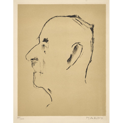 MARINO MARINI : 'Ritratto di Thomas Mann' (DOBIASCHOFSKY AUKTIONEN AG)