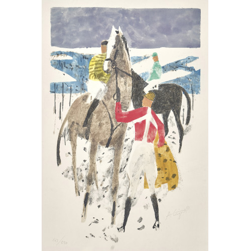 HANS SIGG : Polospieler (DOBIASCHOFSKY AUKTIONEN AG)