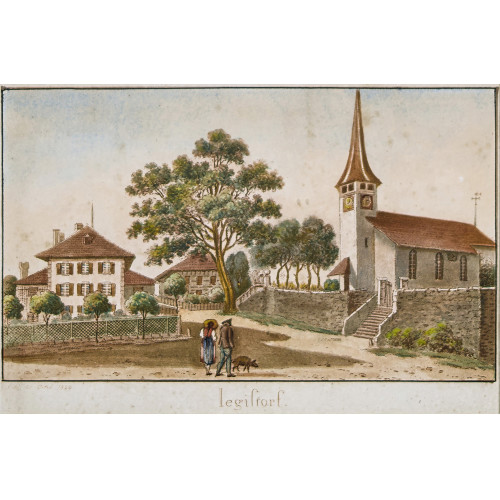 JAKOB SAMUEL WEIBEL : 'Iegistorf' (DOBIASCHOFSKY AUKTIONEN AG)