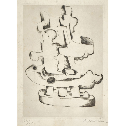 OSSIP ZADKINE : Composition (DOBIASCHOFSKY AUKTIONEN AG)