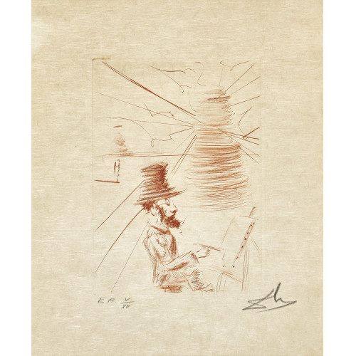 SALVADOR DAL� : 'Toulouse-Lautrec' (DOBIASCHOFSKY AUKTIONEN AG)