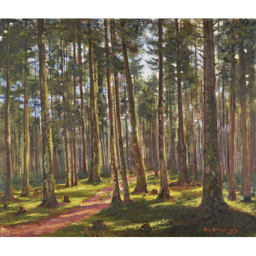 JOHANN OTHMAR D�BELI : 'Waldinneres' (DOBIASCHOFSKY AUKTIONEN AG)