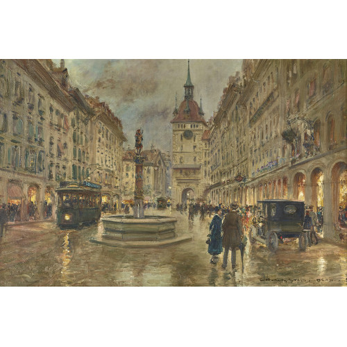 GEORGES STEIN : Die Spitalgasse in Bern (DOBIASCHOFSKY AUKTIONEN AG)