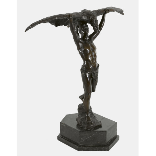 LUDWIG GR�FNER : Herkules mit dem Adler des Prometheus (DOBIASCHOFSKY AUKTIONEN AG)