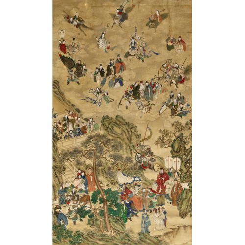 KAKEMONO : China, 18./19. Jh (DOBIASCHOFSKY AUKTIONEN AG)
