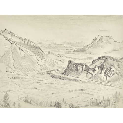 ALFRED HEINRICH PELLEGRINI : 'Alp Pardiel' (DOBIASCHOFSKY AUKTIONEN AG)