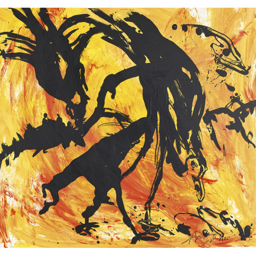 EMIL SCHUMACHER : 'Motiv 3' (DOBIASCHOFSKY AUKTIONEN AG)