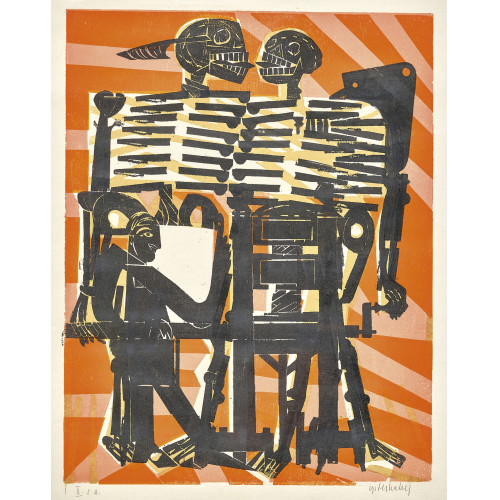 HAP (EIGTL. GRIESHABER GRIESHABER : 'Tod und Drucker' (DOBIASCHOFSKY AUKTIONEN AG)