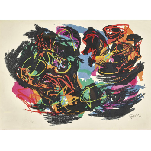 KAREL APPEL : Expressive Komposition (DOBIASCHOFSKY AUKTIONEN AG)