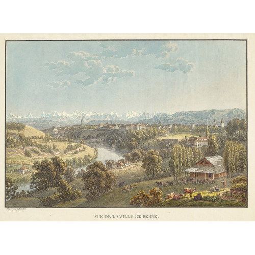 GABRIEL (GEN. LORY FILS) LORY : 'Vue de la ville de Berne' (DOBIASCHOFSKY AUKTIONEN AG)