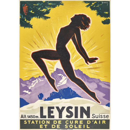JACOMO M�LLER : 'Leysin Suisse' (DOBIASCHOFSKY AUKTIONEN AG)