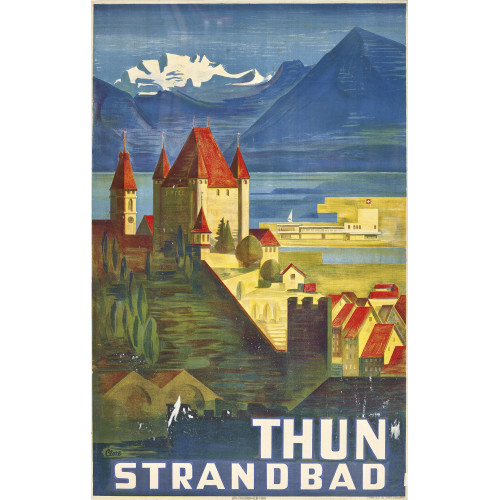 ETIENNE CLARE : 'Thun Strandbad' (DOBIASCHOFSKY AUKTIONEN AG)