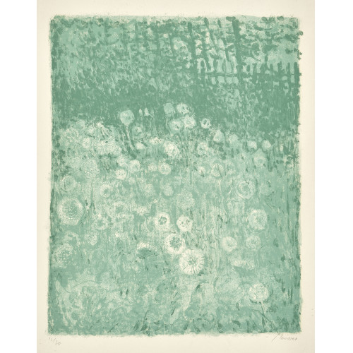 LEONHARD MEISSER : Pusteblumen im Garten (DOBIASCHOFSKY AUKTIONEN AG)