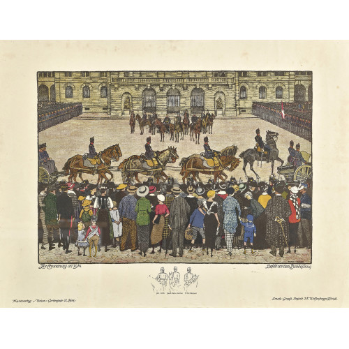 BURKHARD MANGOLD : 'Defil� vor dem Bundeshaus' (DOBIASCHOFSKY AUKTIONEN AG)