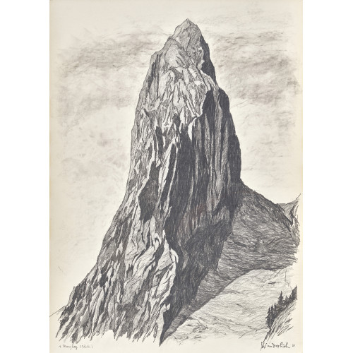 PAUL WUNDERLICH : '1. Kreuzberg (S�ntis)' (DOBIASCHOFSKY AUKTIONEN AG)