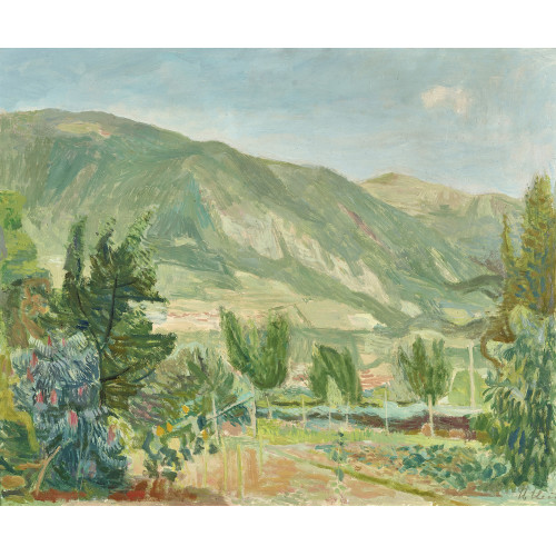 UGO CLEIS : 'Landschaft im Mendrisiotto (Bisbino)' (DOBIASCHOFSKY AUKTIONEN AG)